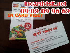 In card visit giá rẻ, in card visit cho cửa hàng, nhà hàng, quán ăn