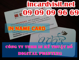 In nhanh name card giá rẻ, chuyên in name card cho các công ty, doanh nghiệp