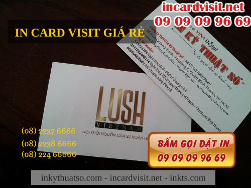 Bấm gọi đặt In card visit giá rẻ với Công ty TNHH In Kỹ Thuật Số - Digital Printing 